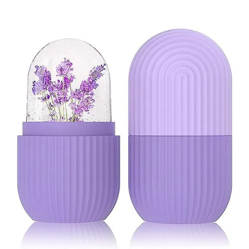 Ice Face Roller Silicone Facial Cube for Eyes Neck Massage Remove Dark Circle Pore Shrink Face